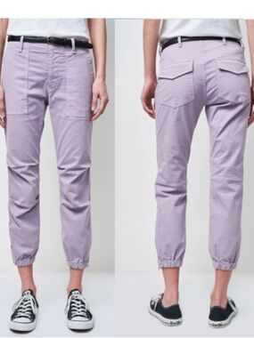 Nili Lotan Cropped Military Pant in Lilac - Size 2